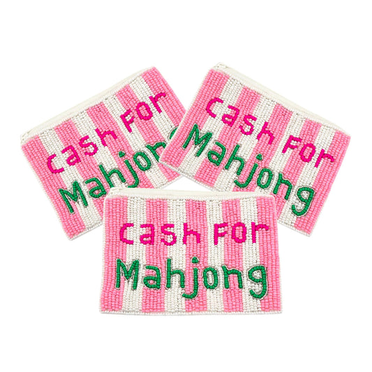 Cash for Mahjong Pink - coin purse