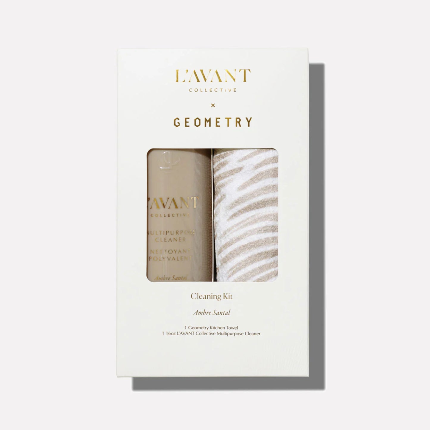 L'avant x Geometry Cleaning Kit - Ambre Santal