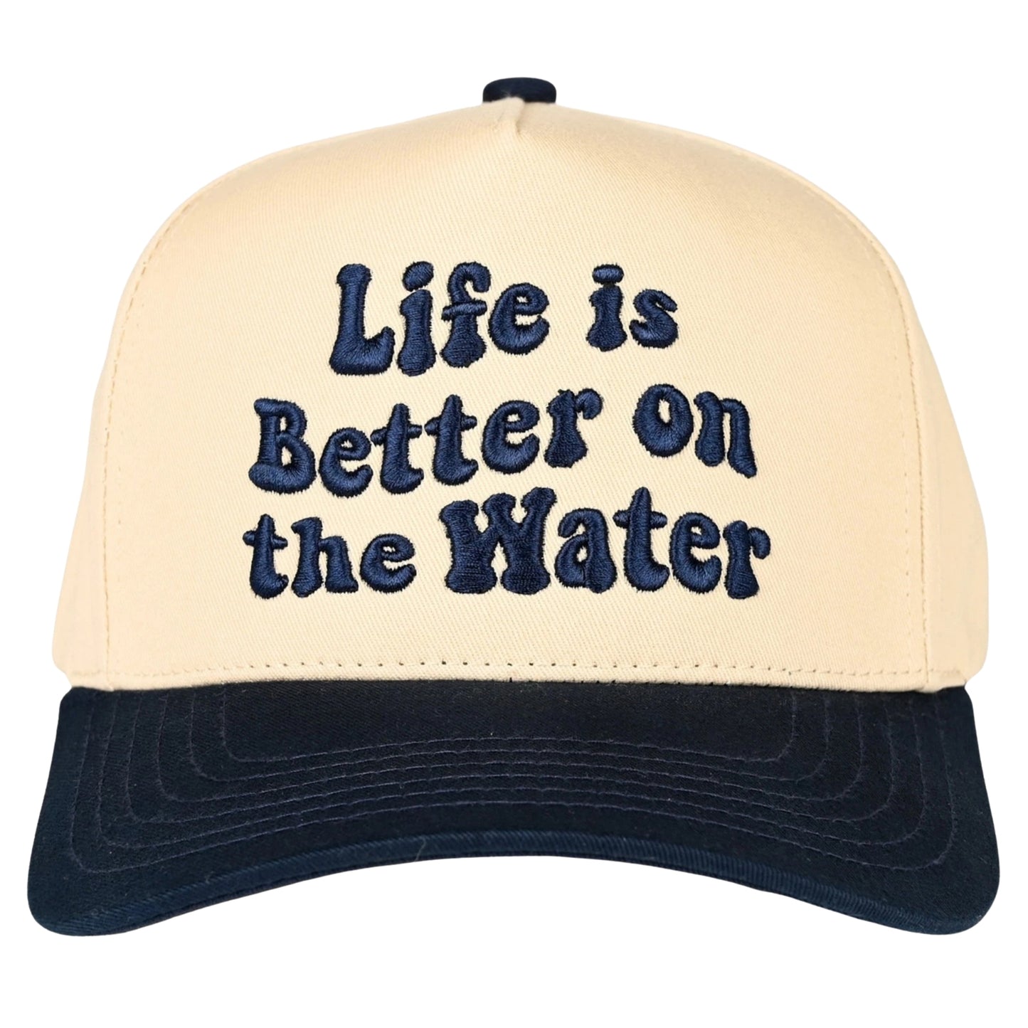 Life is Better on the Water CC Trucker Hat - Navy