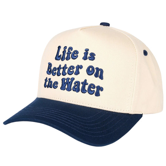 Life is Better on the Water CC Trucker Hat - Navy