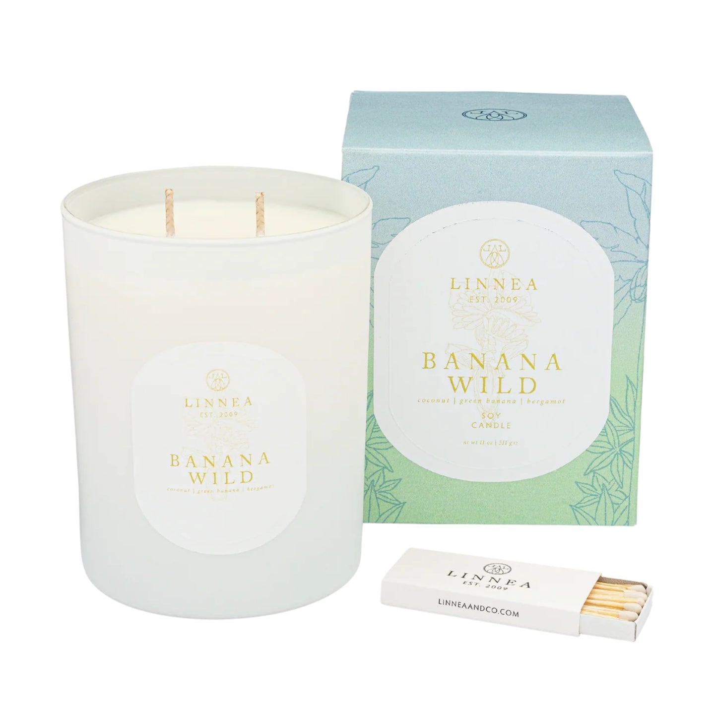 Linnea Banana Wild 2-Wick Candle