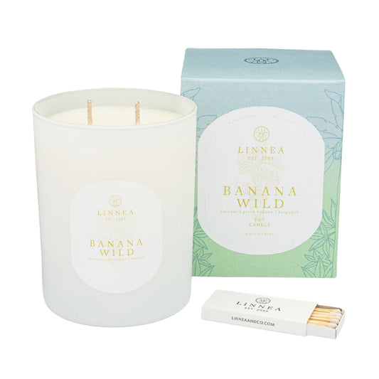 Linnea Banana Wild 2-Wick Candle