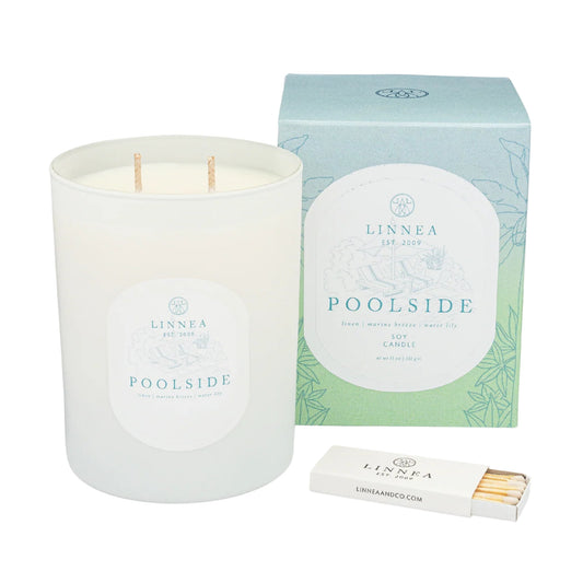 Linnea Poolside 2-Wick Candle