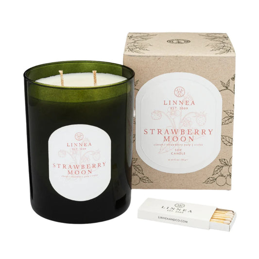 Linnea Strawberry Moon 2-Wick Candle