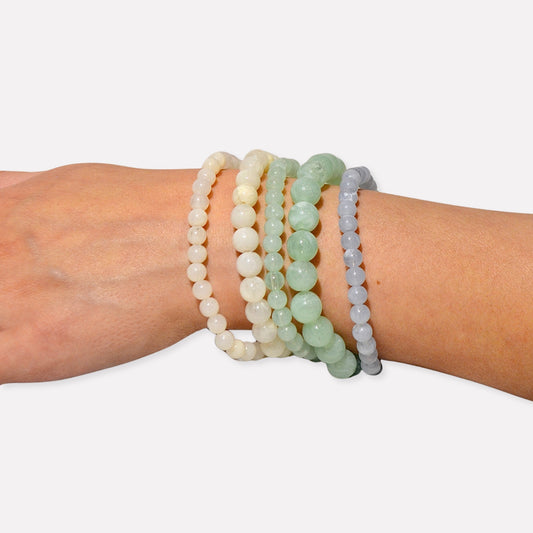 Multi-color Bead Bracelet Set