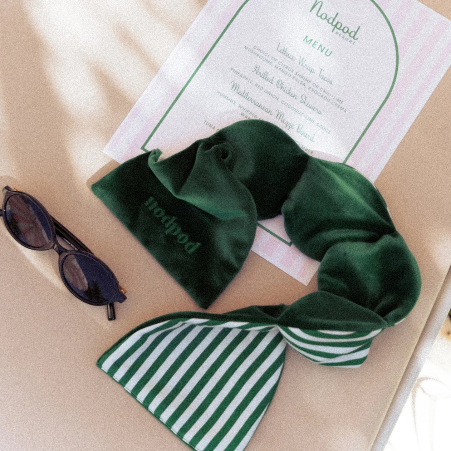 Nodpod Sleep Mask - Resort Collection - Green Cabana